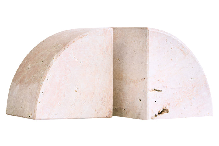 Travertine Set Two Of Bookends Corvessa