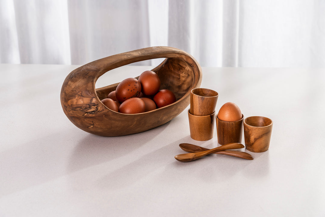 Pryvane Egg and Spoon Set