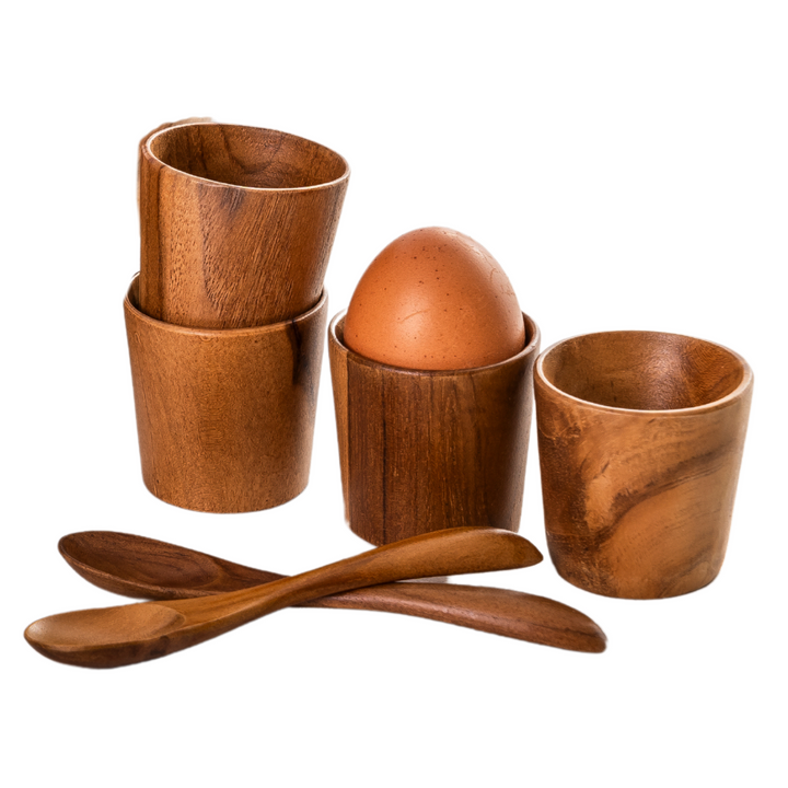 Pryvane Egg and Spoon Set