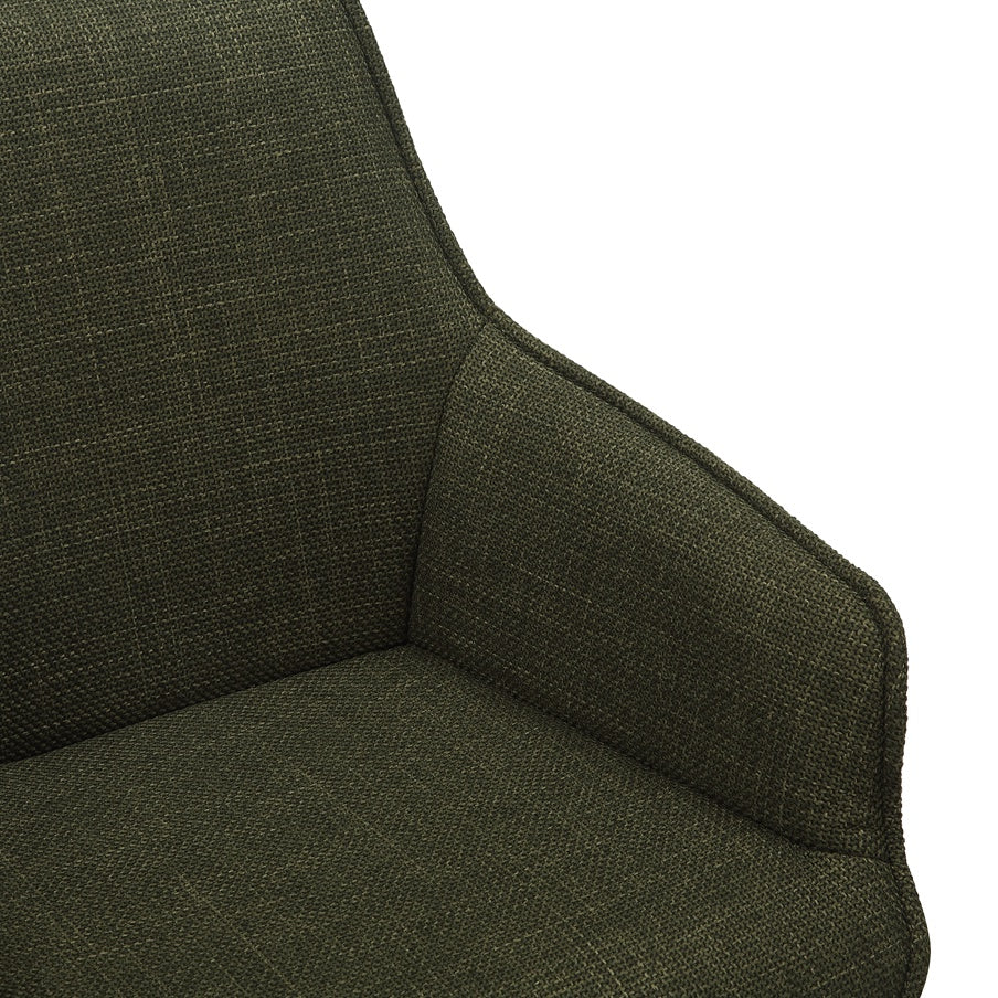Bude Dining Chair Olive Green Twill SET OF 2