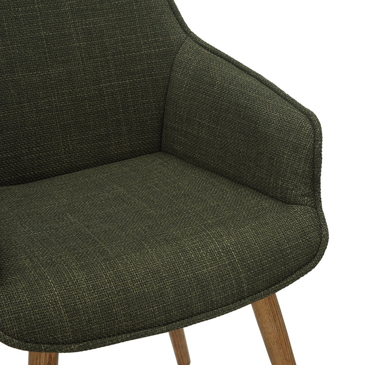 Bude Dining Chair Olive Green Twill SET OF 2