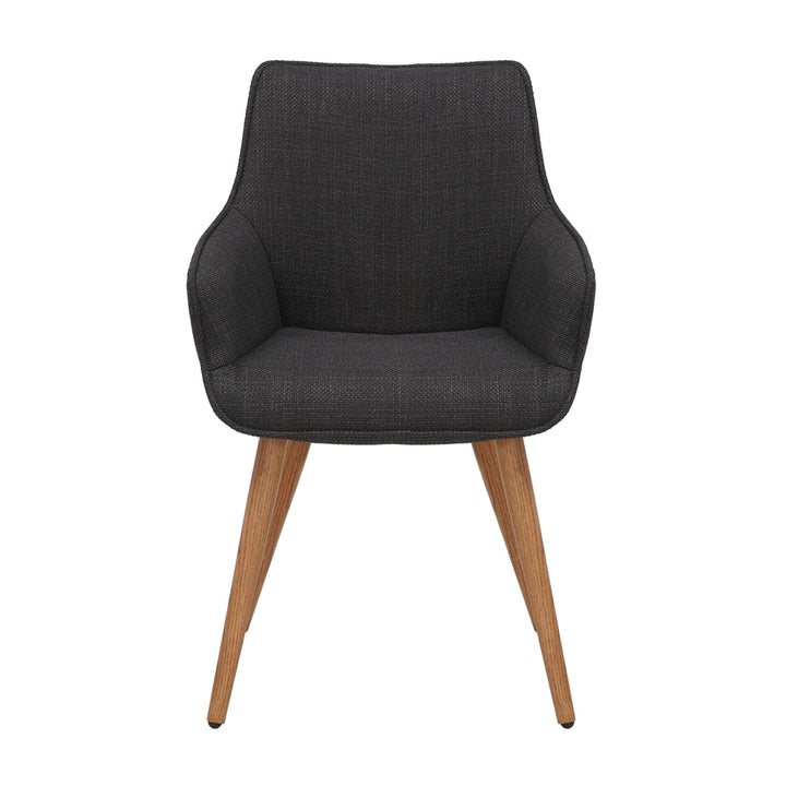Bude Dining Chair Slate Grey Twill SET OF 2