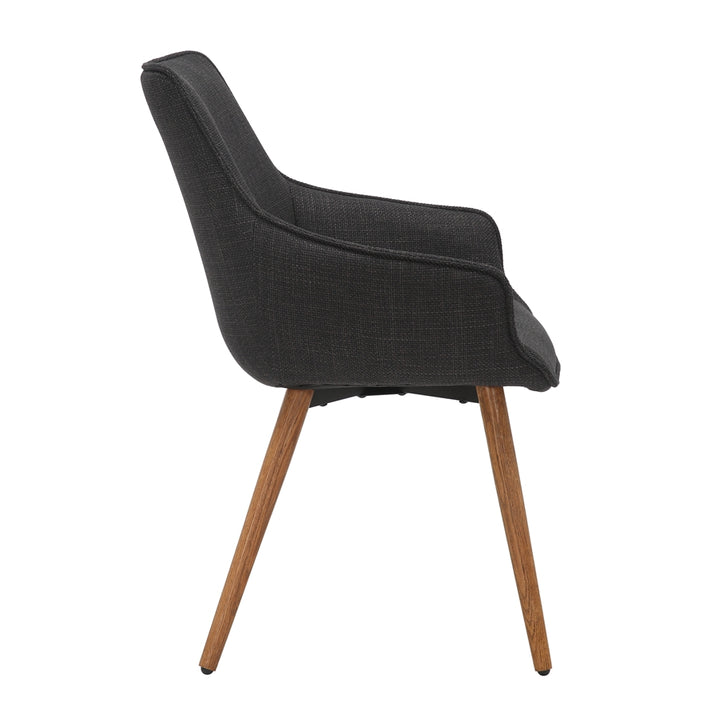 Bude Dining Chair Slate Grey Twill SET OF 2