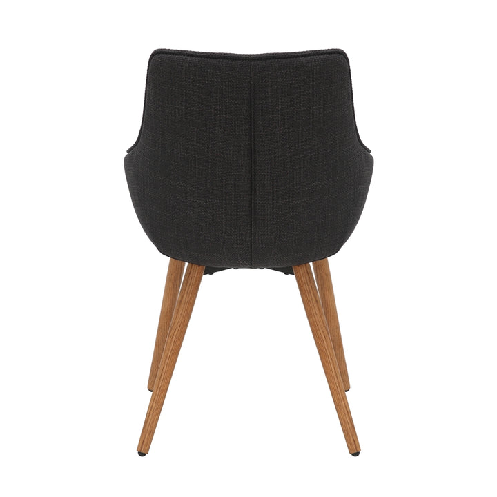 Bude Dining Chair Slate Grey Twill SET OF 2