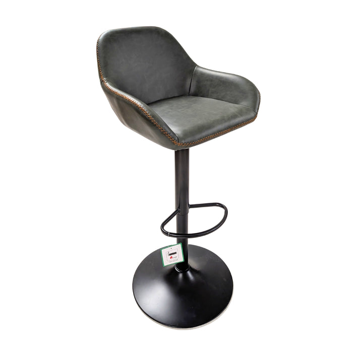 Morvella Gas Lift Barstool Forest Green SET OF 2