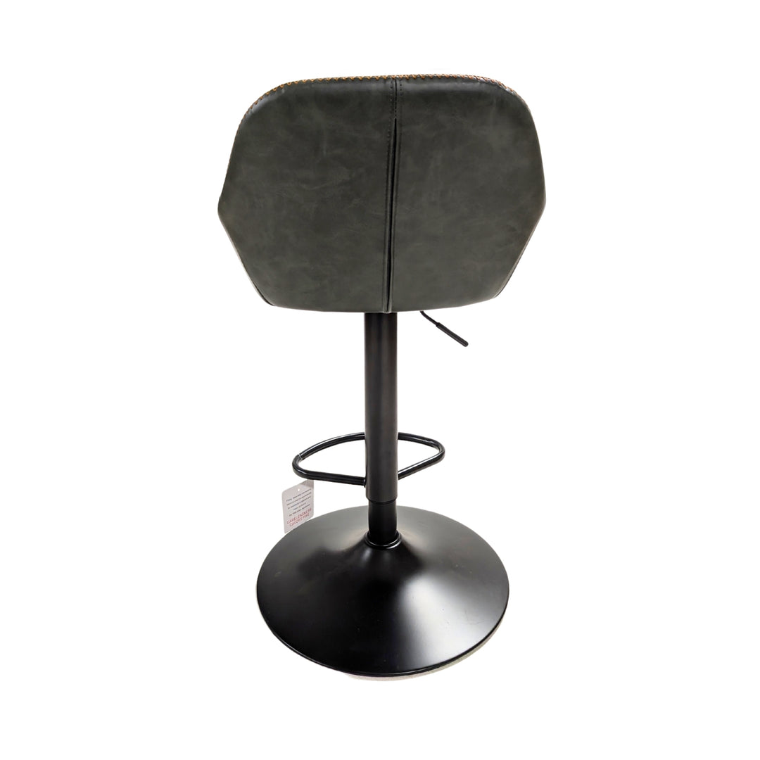 Morvella Gas Lift Barstool Forest Green SET OF 2