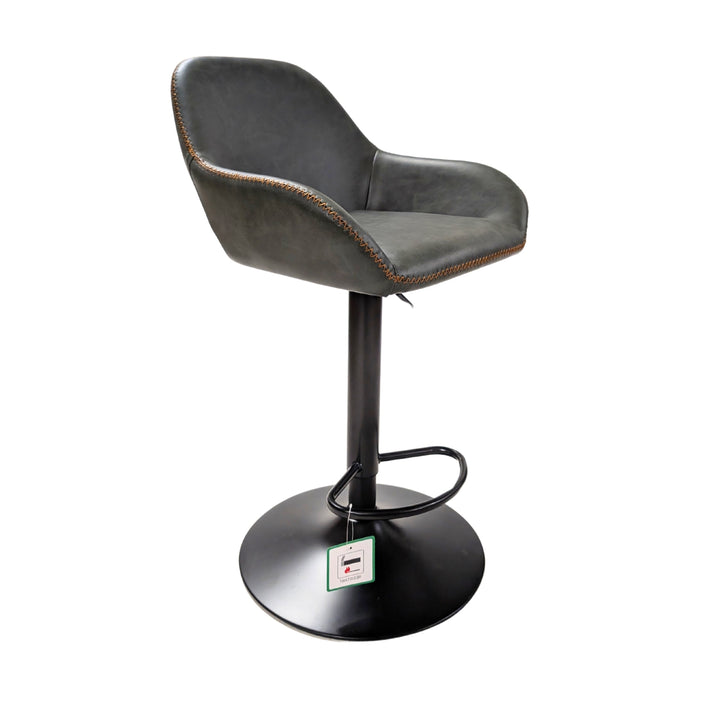Morvella Gas Lift Barstool Forest Green SET OF 2