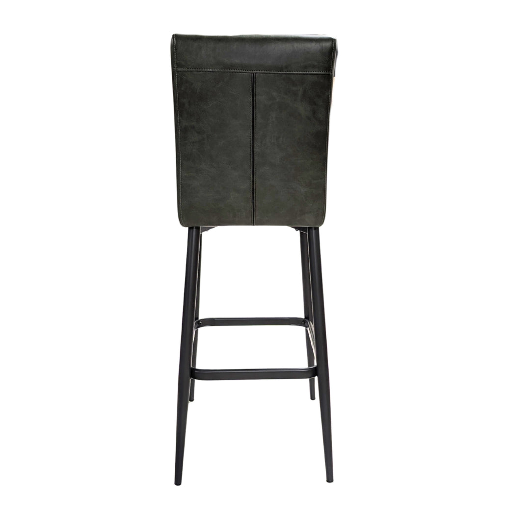 Orissa Barstool Vegan Leather Forest Green SET OF 2