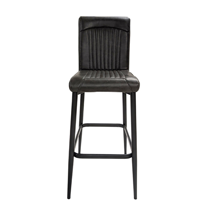 Orissa Barstool Vegan Leather Grey SET OF 2