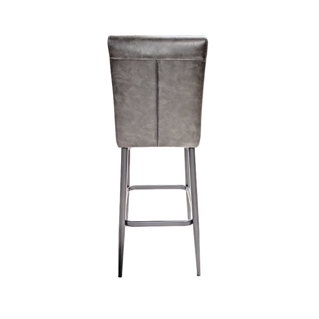 Orissa Barstool Vegan Leather Grey SET OF 2