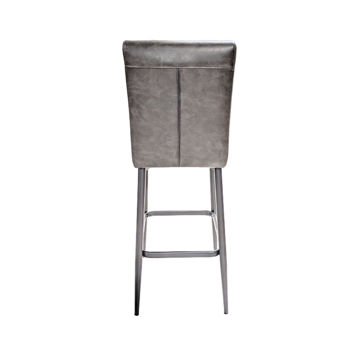 Orissa Barstool Vegan Leather Grey SET OF 2
