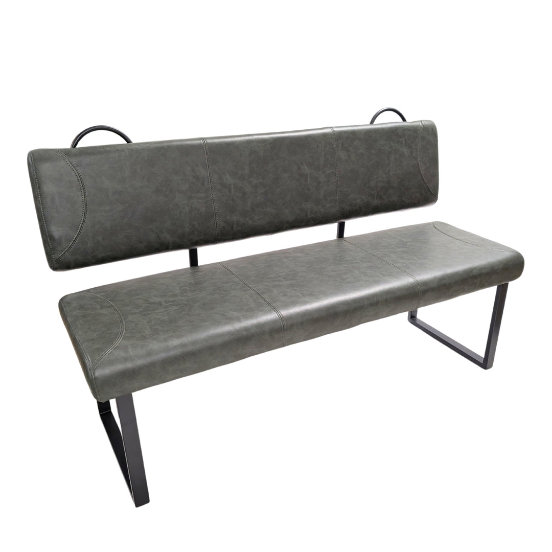 Palvane Back Seat Vegan Leather Forest Green