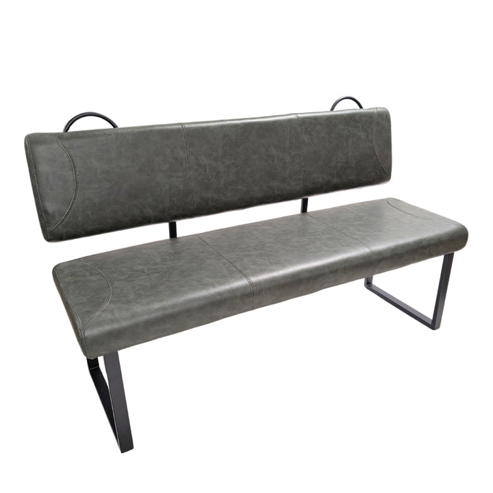 Palvane Back Seat Vegan Leather Forest Green