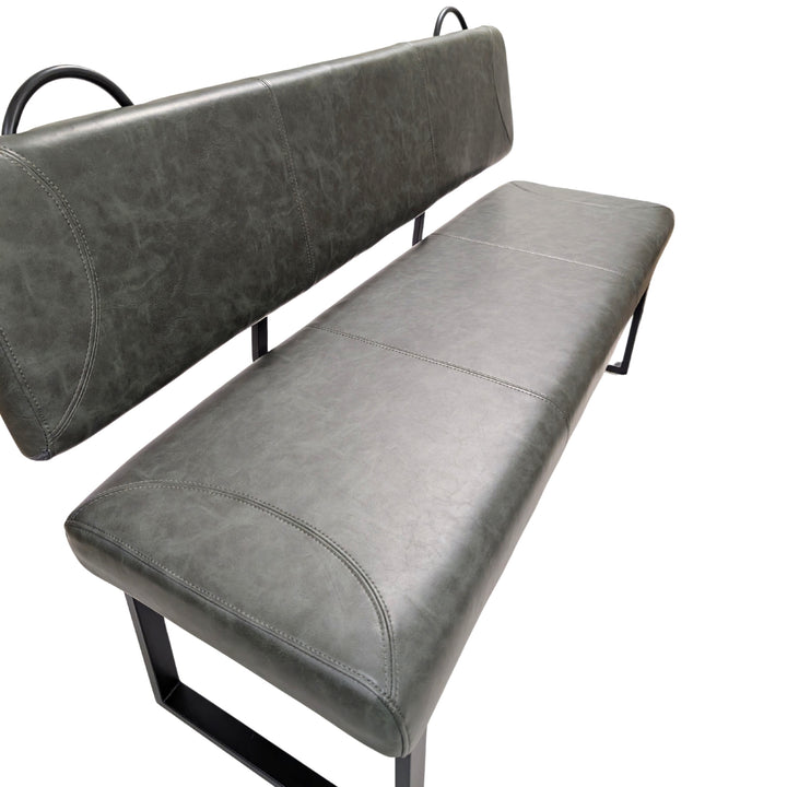 Palvane Back Seat Vegan Leather Forest Green