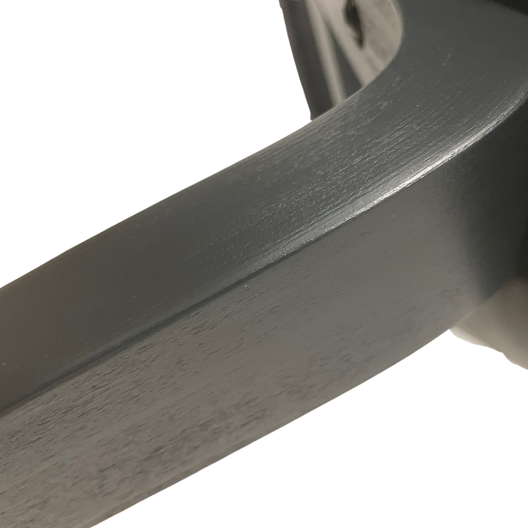 Junelle Dining Chair Vegan Grey Wooden Leg SET OF 2