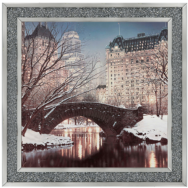 CY100 Gapstow Bridge in Winter, Central Park, New York