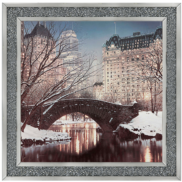 CY100 Gapstow Bridge in Winter, Central Park, New York