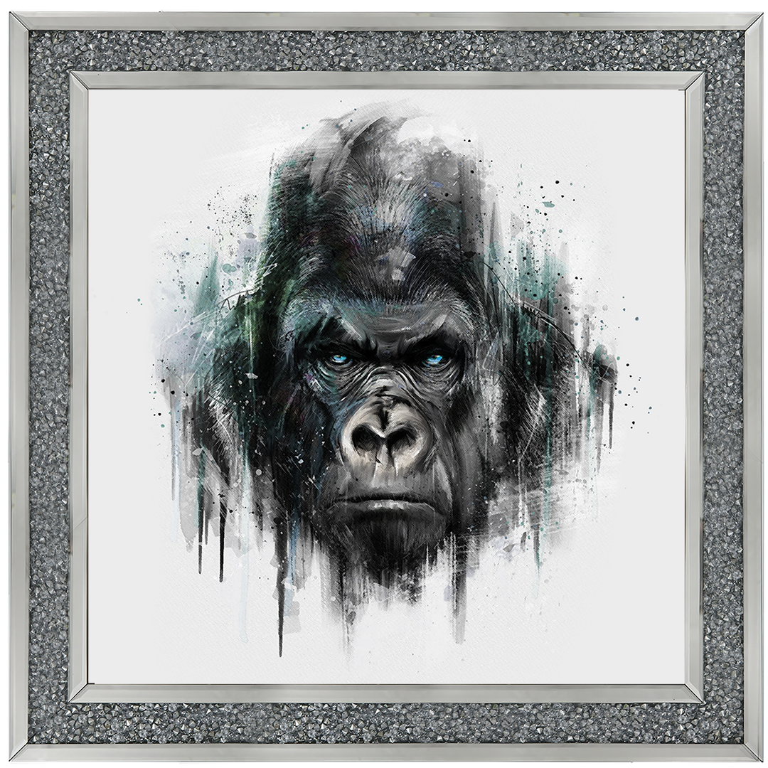 AN416 Blue Gorilla Watercolour