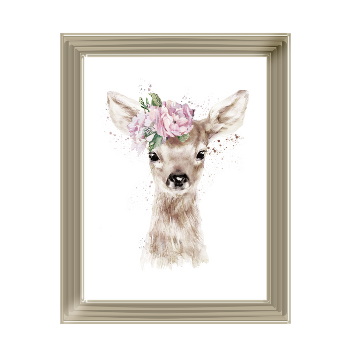 AN284 Floral Deer