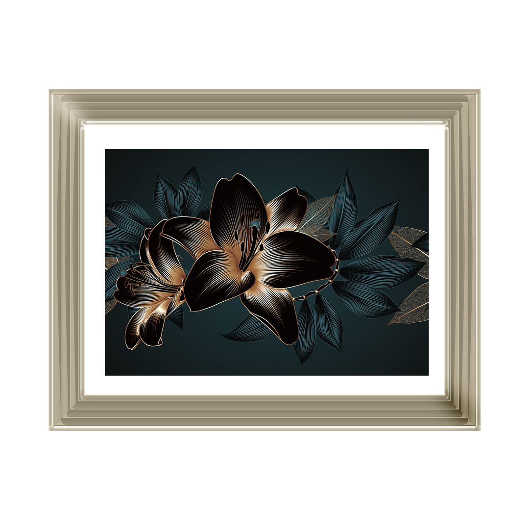 FL240 Black beauty flower II