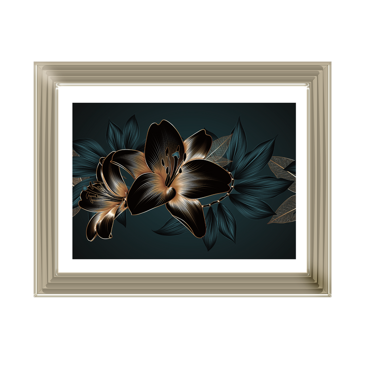 FL240 Black beauty flower II
