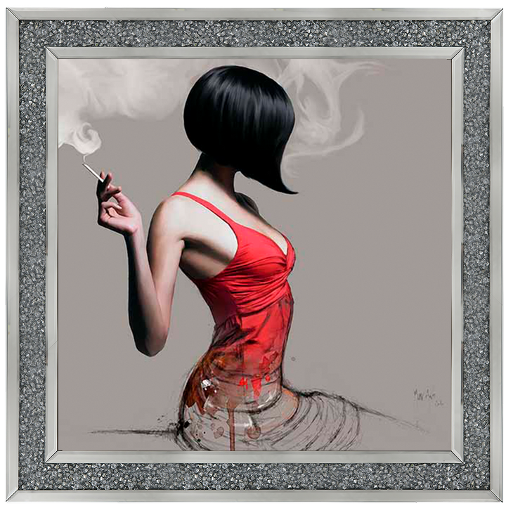 FG576 Red Dress Sketch