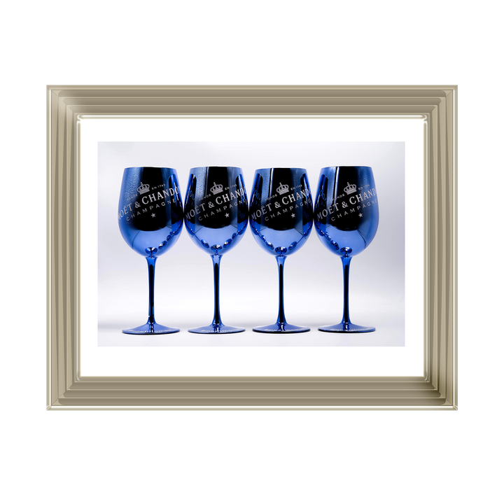 Moet Glasses - Blue