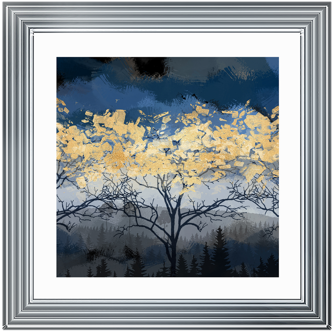 LS195 Lone Blue Tree
