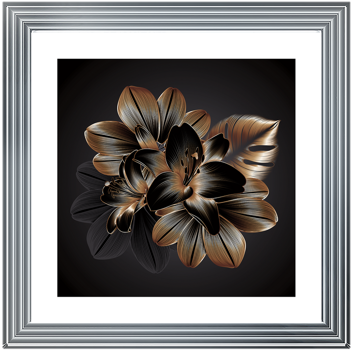 FL239 Black Beauty Flower I