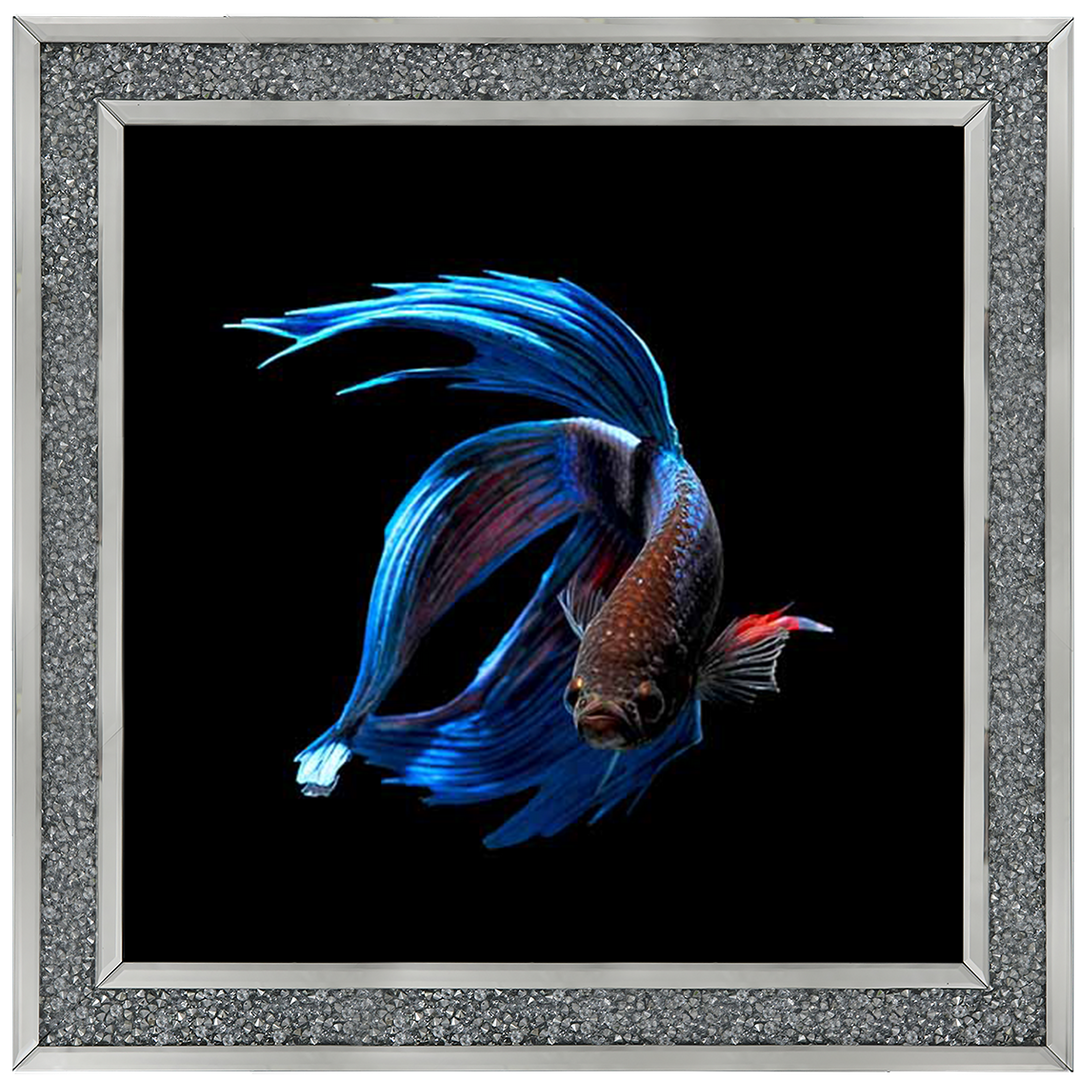 AN448 Blue & Red Betta Fish |