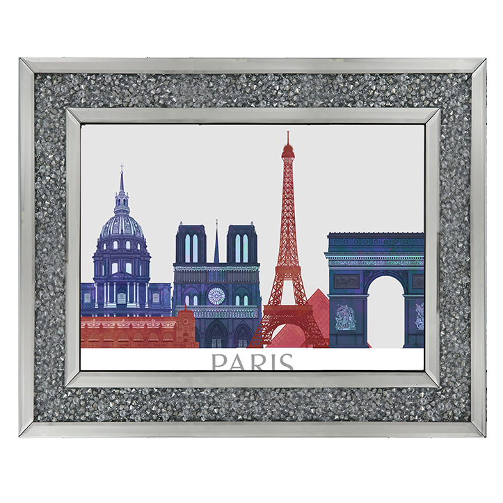 CY092 Paris Landmarks , Red Blue