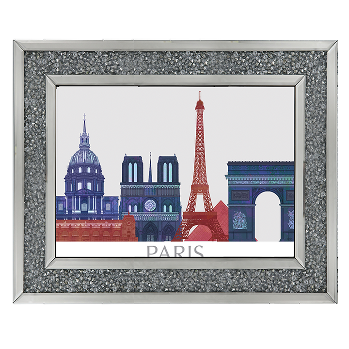 CY092 Paris Landmarks , Red Blue