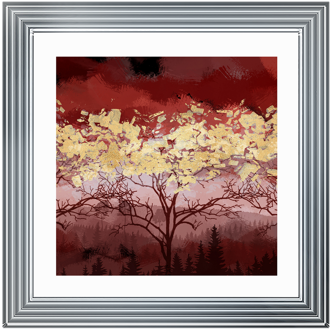 LS196 Lone Red Tree