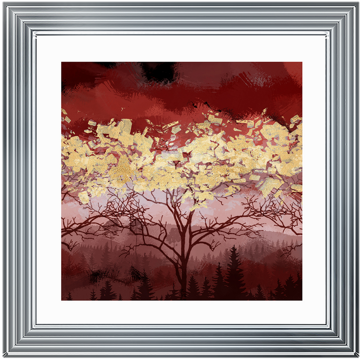 LS196 Lone Red Tree