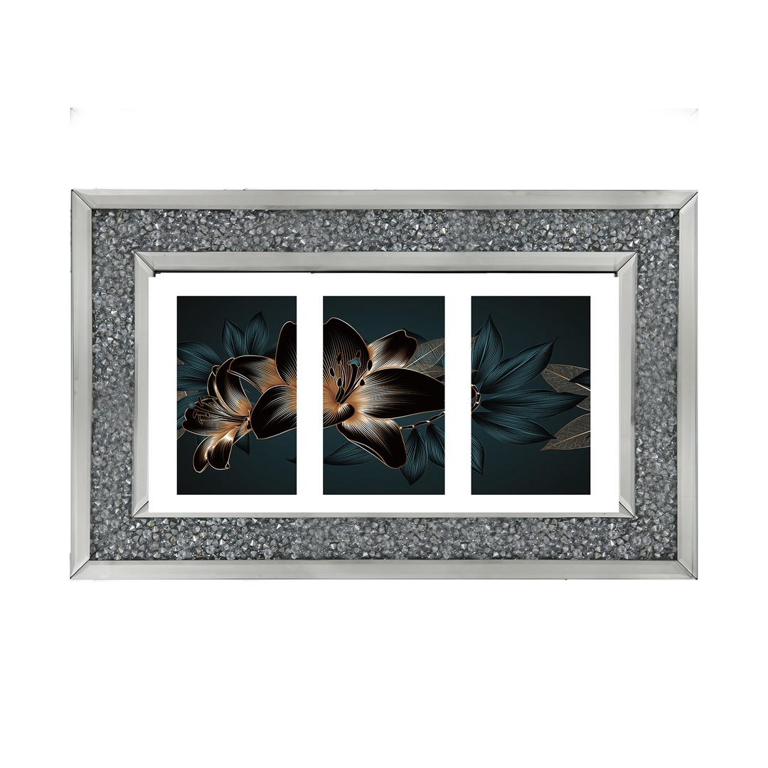 FL242 Black and blue beauty flower