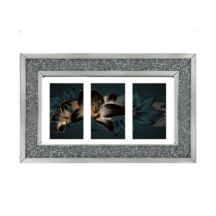 FL242 Black and blue beauty flower
