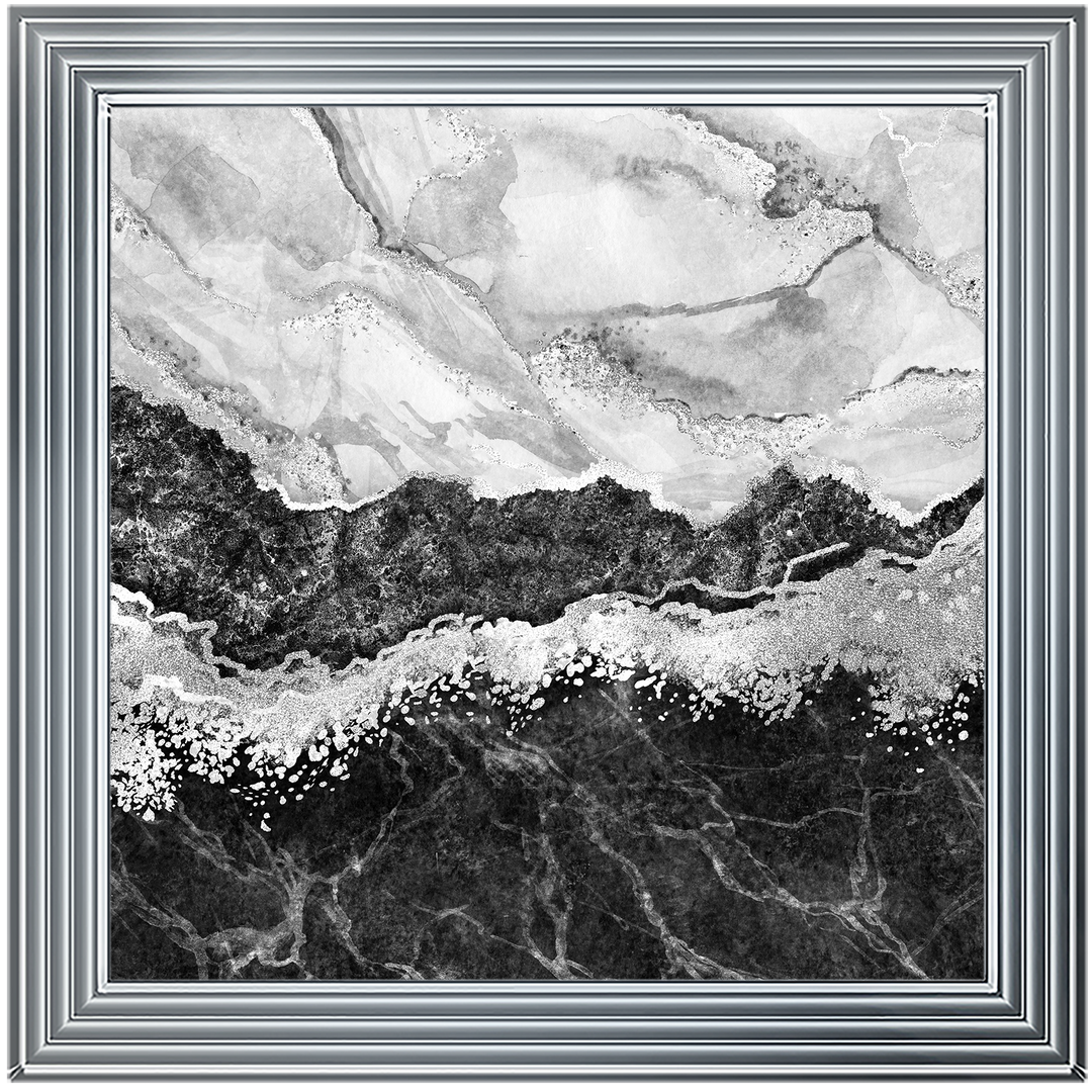 AB151 Abstract Black & Grey IV