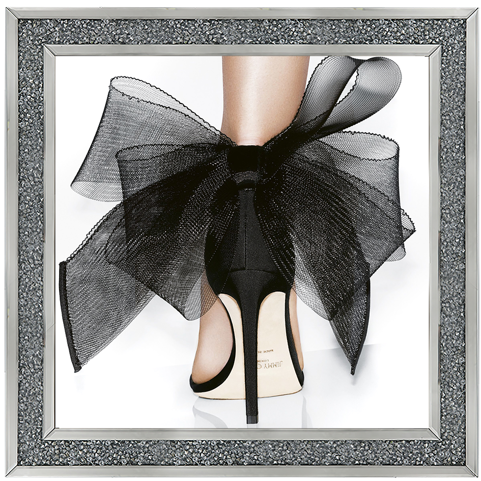 FS400 Black heel & bow