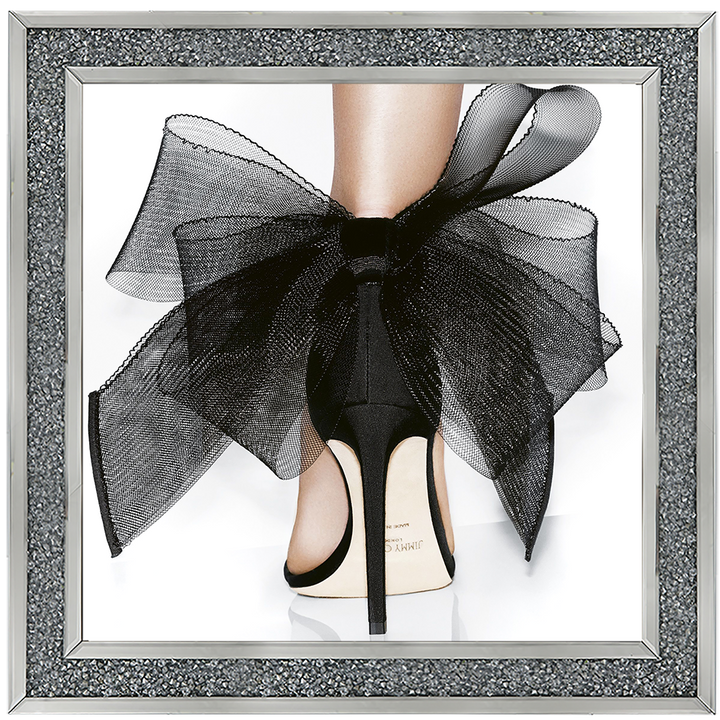 FS400 Black heel & bow