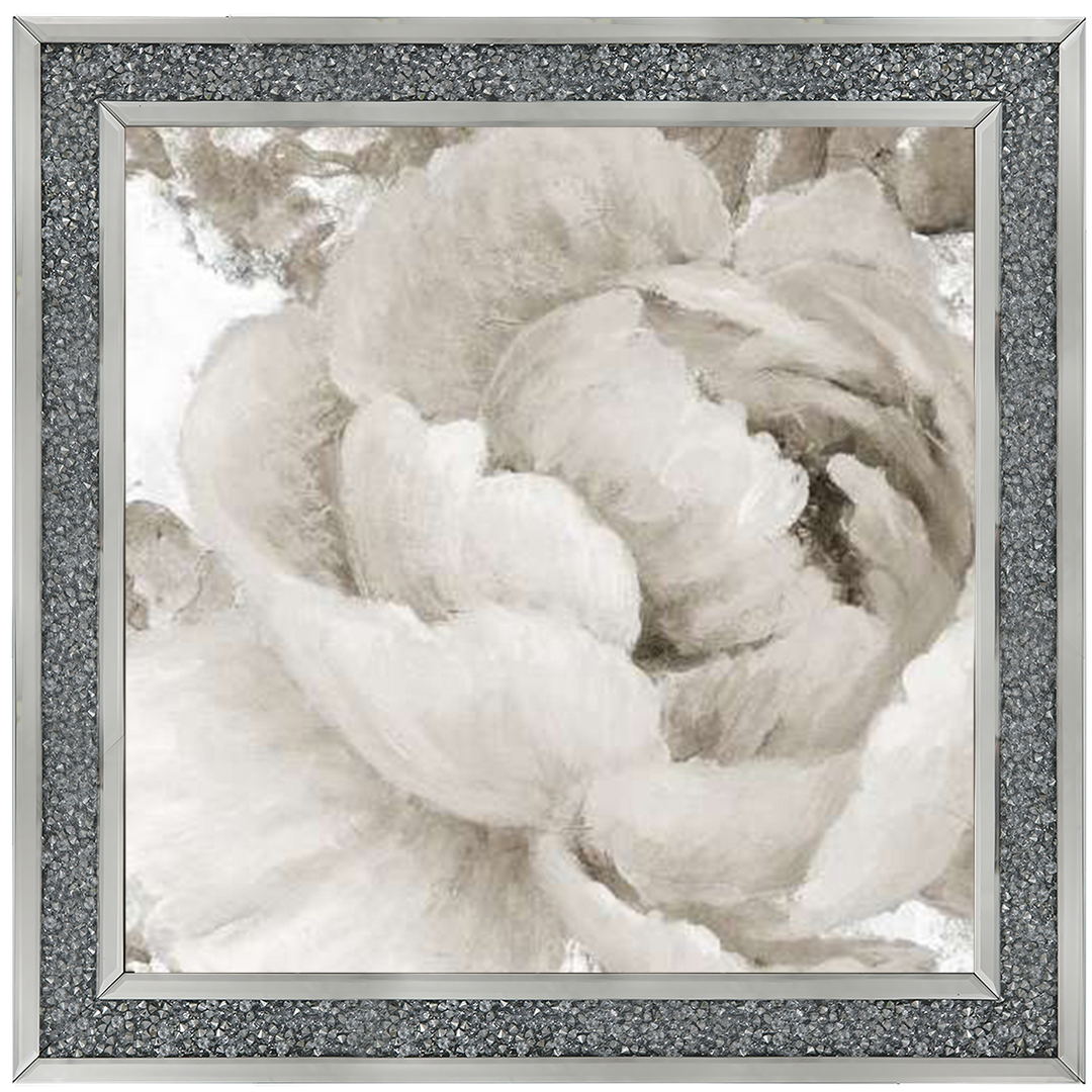 FL173 Light Grey Flowers