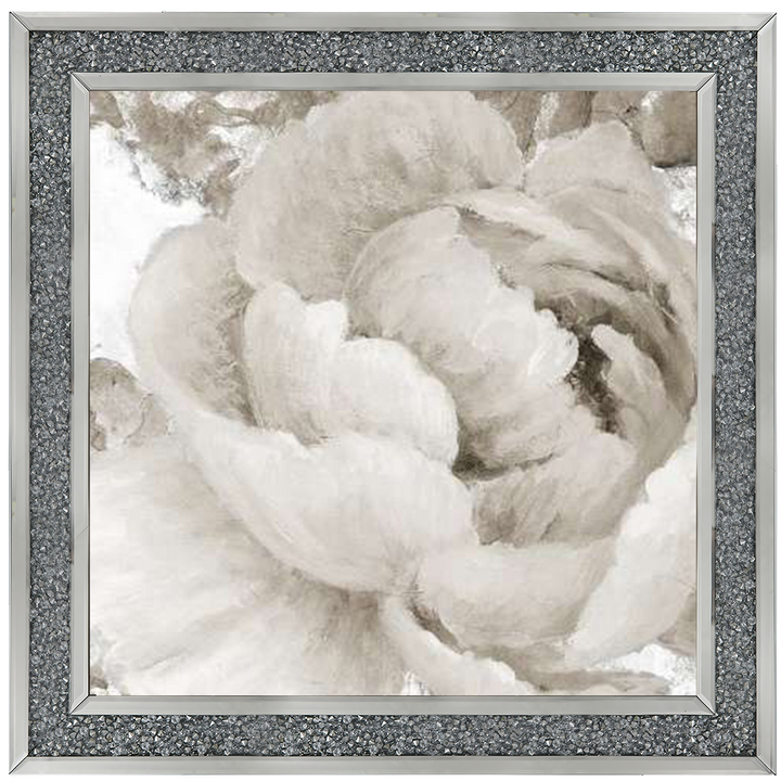 FL173 Light Grey Flowers