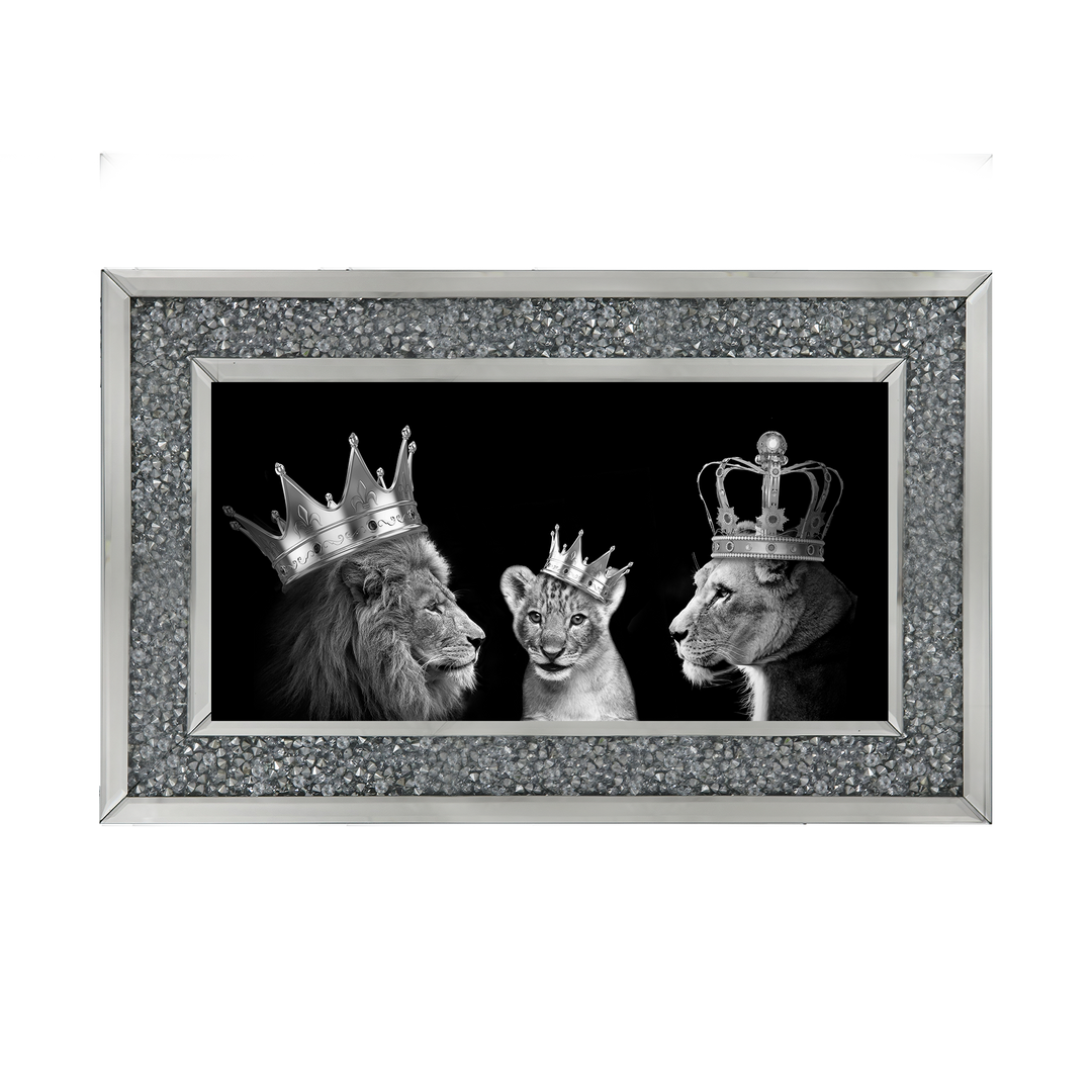 Lion trio family (Silver Crowns)