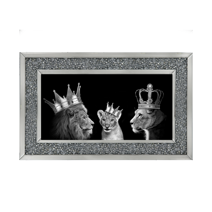 Lion trio family (Silver Crowns)