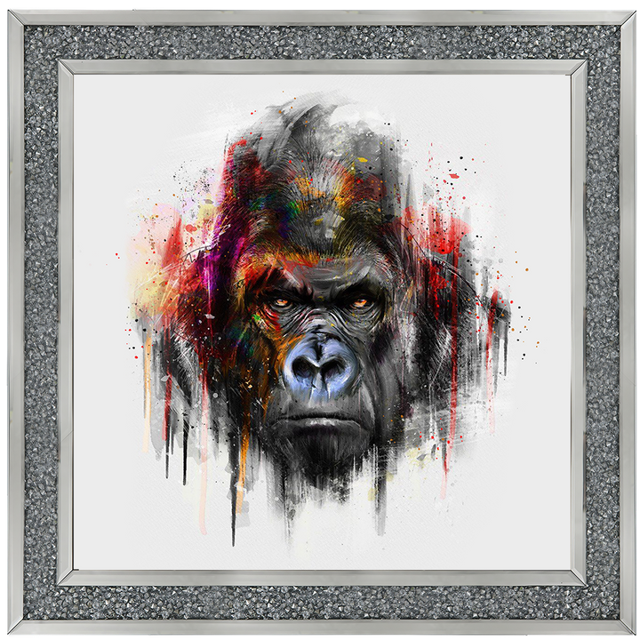 Red Gorilla Watercolour