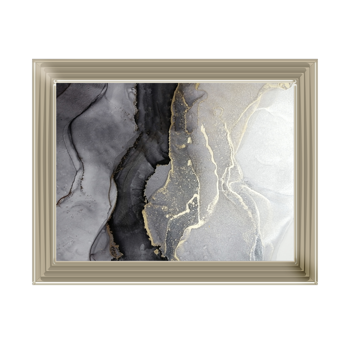 AB148 Abstract Black & Grey