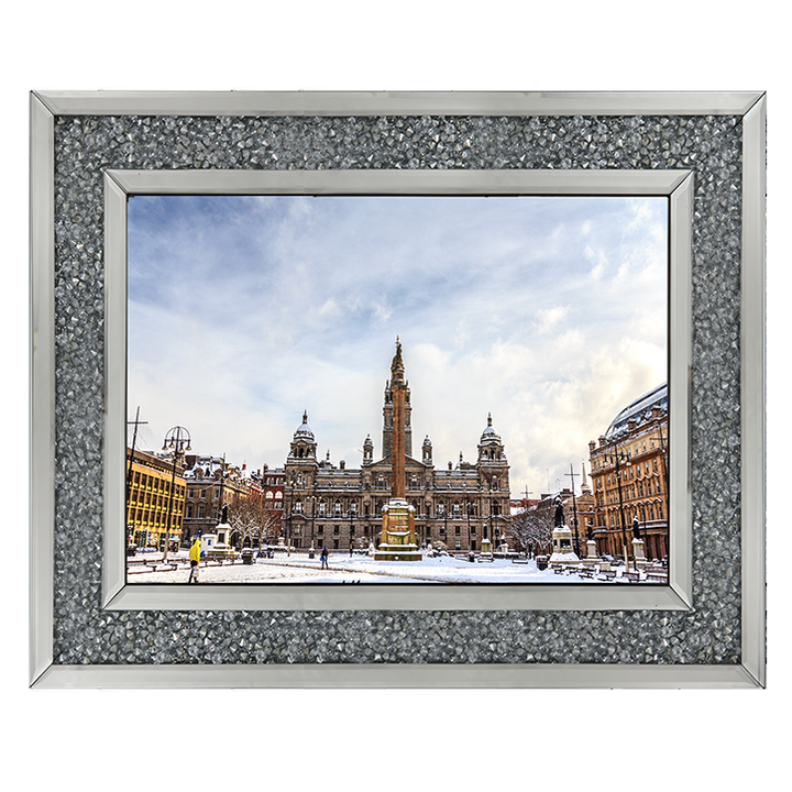 CY090 George Square covered by snow, Glasgow