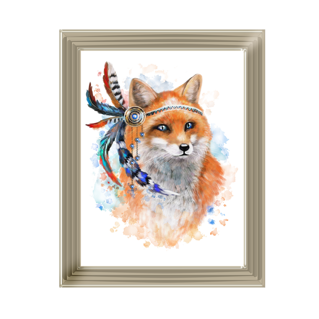 Tribal Fox Sketch |