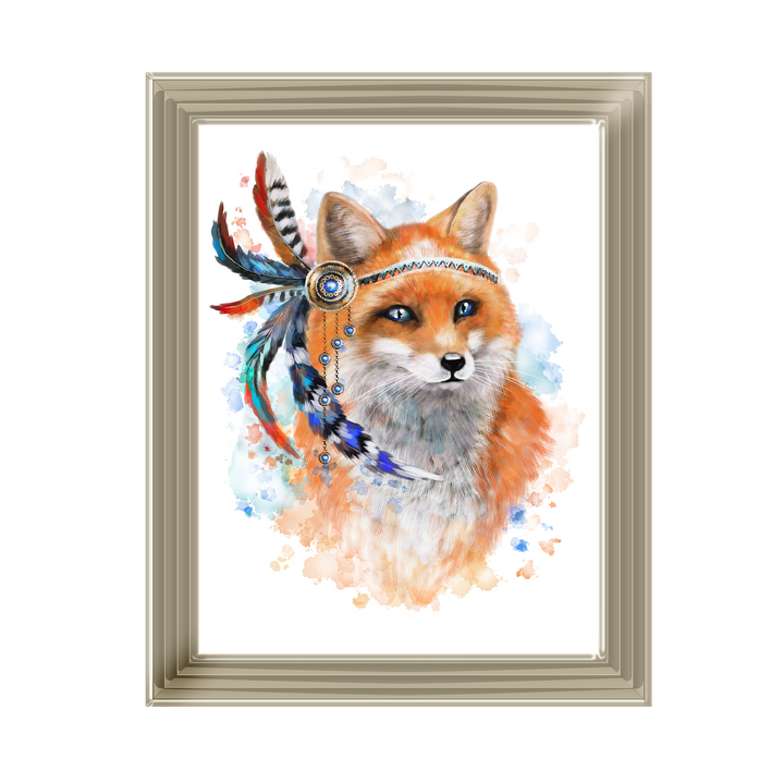 Tribal Fox Sketch |
