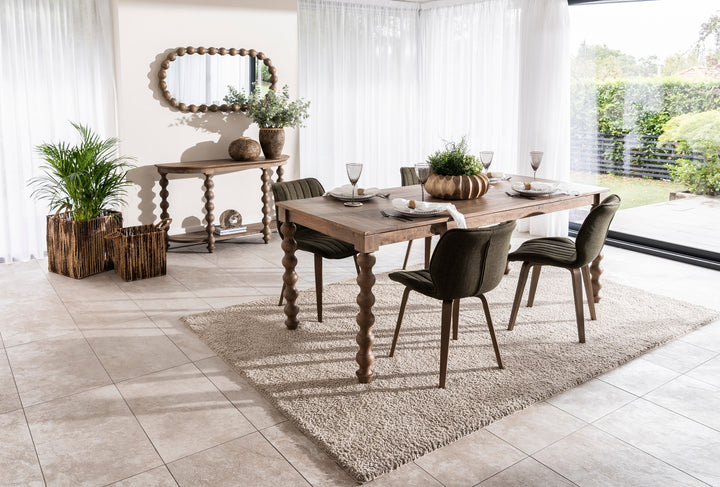 Quinmere Oval Mirror - Greywash