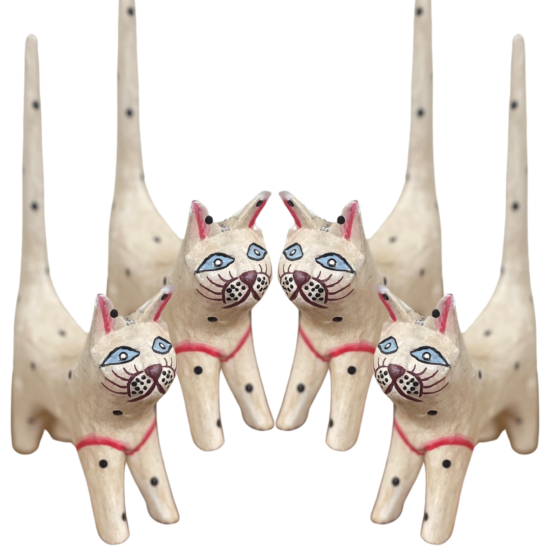 Zenthis White Cat - pack of 4